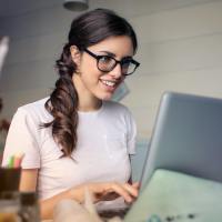 Woman working